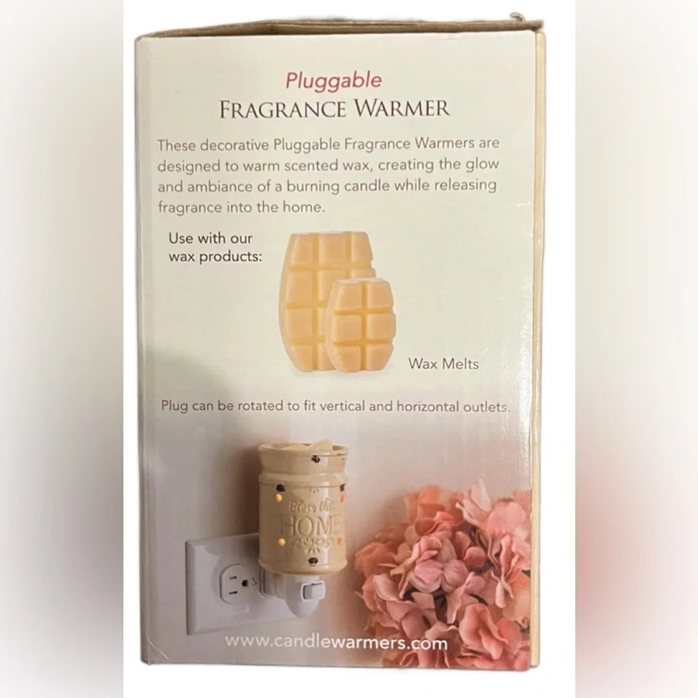 Candle Warmers Wall Plug-In - Wax Warmer - Bless This Home